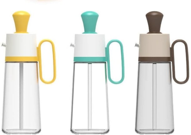 Generic Oil Dispenser Glass Bottle with Silicone Brush 500 ml Cooking Oil Dispenser