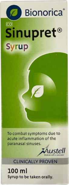 Bionorica Sinupret Syrup - 20'S - for acute inflammation of the paranasal sinuses Tablets