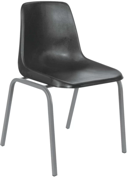 Unbranded Comfortable Backrest Metal Cafeteria Chair