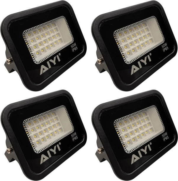 AIYI 4-Pack 50W LED Flood Light AY399-001 Flood Light Outdoor Lamp