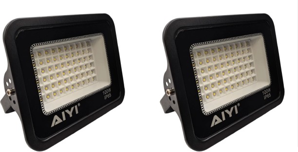 AIYI 2-Pack 100W LED Flood Light AY399-002 Flood Light Outdoor Lamp