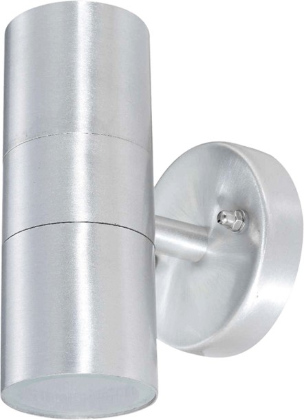 Zebbies Lighting Luma Stainless Steel Up and Down Facing Gate Light Outdoor Lamp