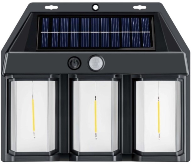 Generic IP65 Outdoor Waterproof Motion Sensor 3 Lighting Modes Dusk To Dawn Solar Wall Lights Gate Light Outdoor Lamp