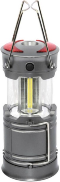 gorilla Gorilla_ USB 3 in 1 Rechargeable Portable Lantern Black Steel Table Lantern
