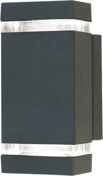 Zebbies Lighting Cuba Charcoal Up and Down Facing Post Light Outdoor Lamp