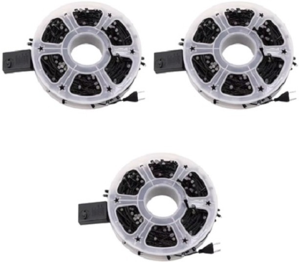 Deals online 3 Pack 50M Outdoor/Indoor LED Christmas Fairy Decoration Event String Light Flood Light Outdoor Lamp