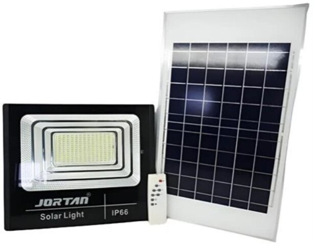 Jortan Solar Flood Lamp With Solar Panel 1200W Flood Light Outdoor Lamp