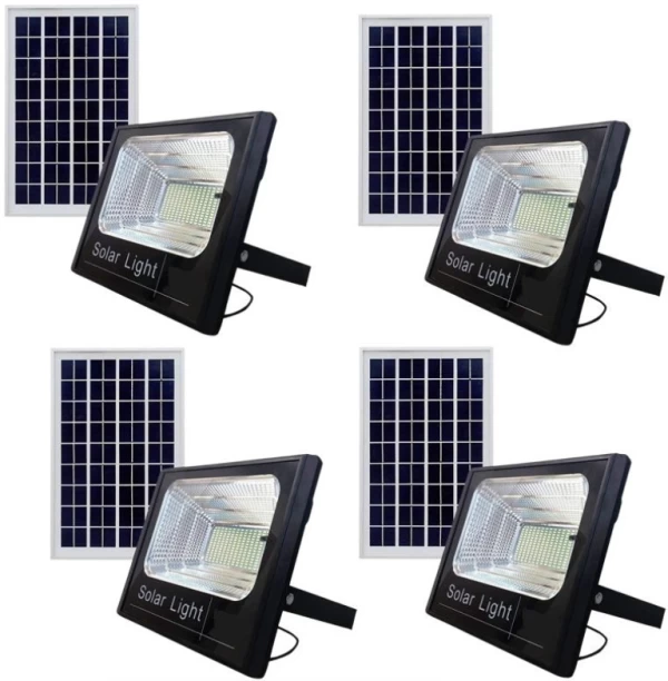 Moneal Pack of 4 200W LED Solar Flood Light with RemotePack of 4 200W LED Solar Flood Light with Remote Flood Light Outdoor Lamp
