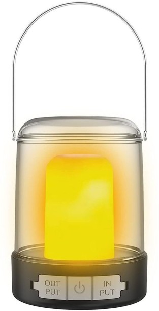 P4D Portable Camping Lantern with 3-Level Lighting Outdoor and Indoor Post Light Outdoor Lamp