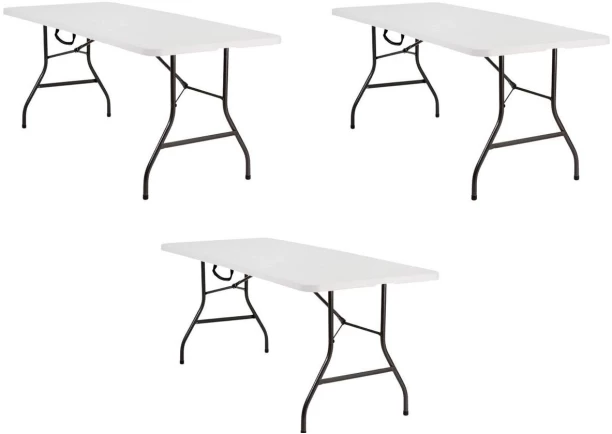 Folding Table Table 1.8m (3 Pack) HD Folding Table
