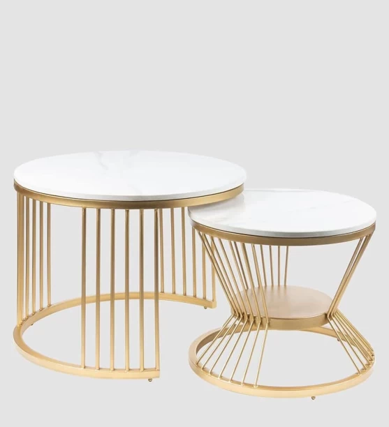 Fur Home Square Coffee Tables MDF Top Table Storage Home Decor Coffee Table