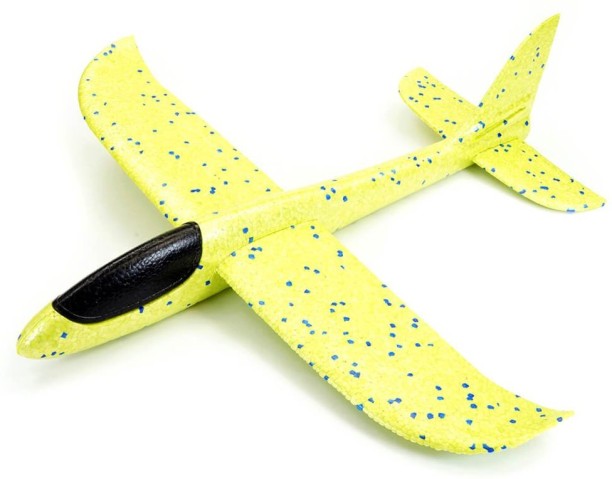 Umlozi Glider Throw Foam Airplane Large Throwing Foam Plane - Yellow