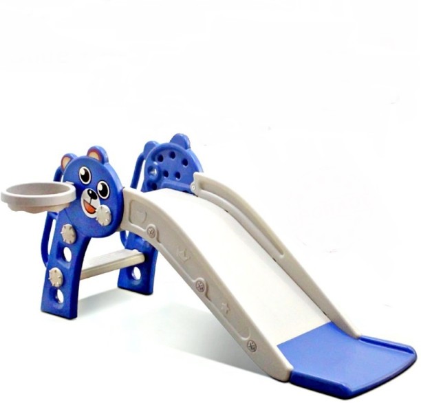 Ashcomonline 2-in-1 Kids Indoor & Outdoor Playground Slide Swings & Slide Combo