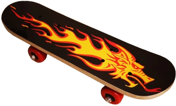 Umlozi Mini Skateboard - Fire Dragon - 45cm Skateboards