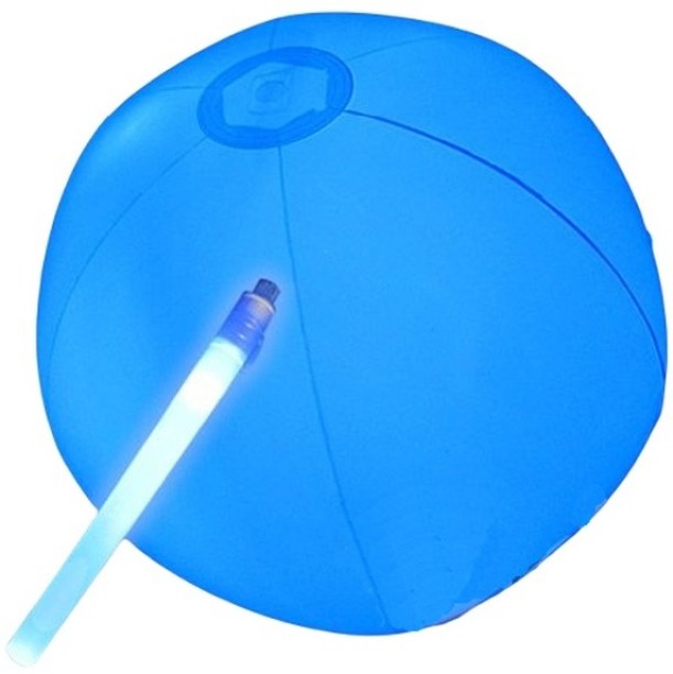 Umlozi Glow It The Dark Beach Ball 30 cm & 2 Glow Sticks - Blue Beach Toys & Play Sets