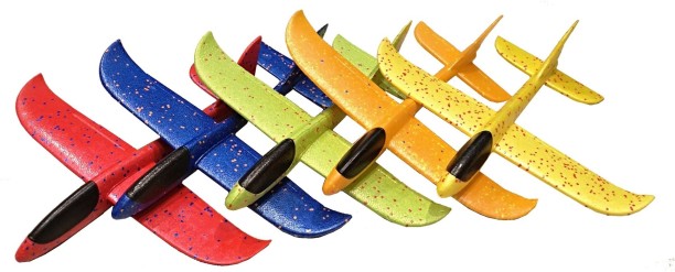 Umlozi Glider Throw Foam Airplane Large Throwing Foam Plane - 5 Pack