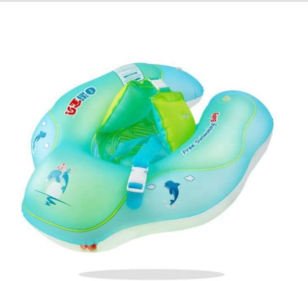 FocusBaby Baby Swim Float Ring Free Swimming - Small (15cm) / Large (16cm) Inflatable Swimming Safety Tube