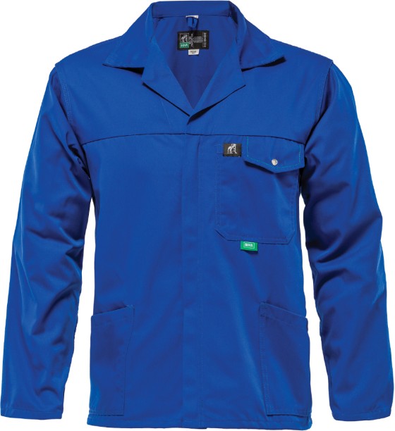 Bova Overall Jacket R/Blue 65/35 Polycotto Size 42 Cotton Zipper Paint Coverall for  Men