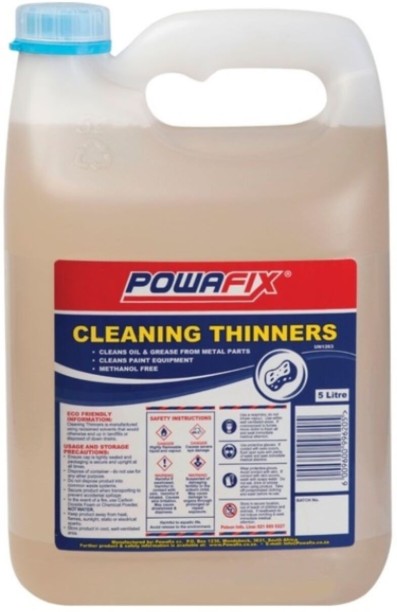 Powafix Cleaning Thinners Light Blue Paint Thinner