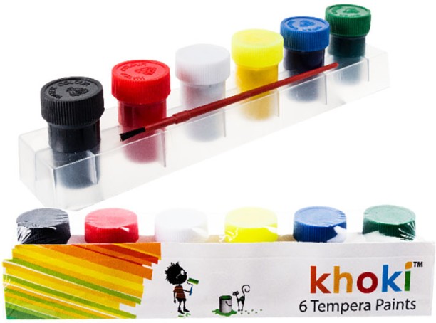 Khoki Art+Craft Paint Tempera 6 Piece Craft Kits Art and Craft Kit