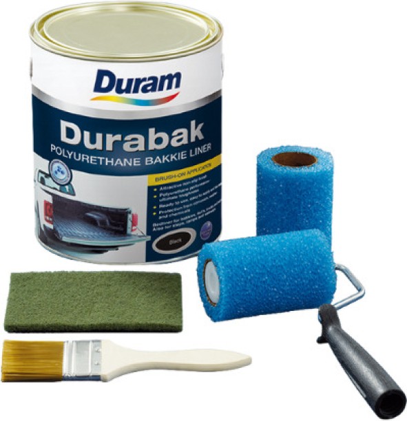Duram Durabak Polyurethane Bakkie Liner Brushon DIY Kit 4L