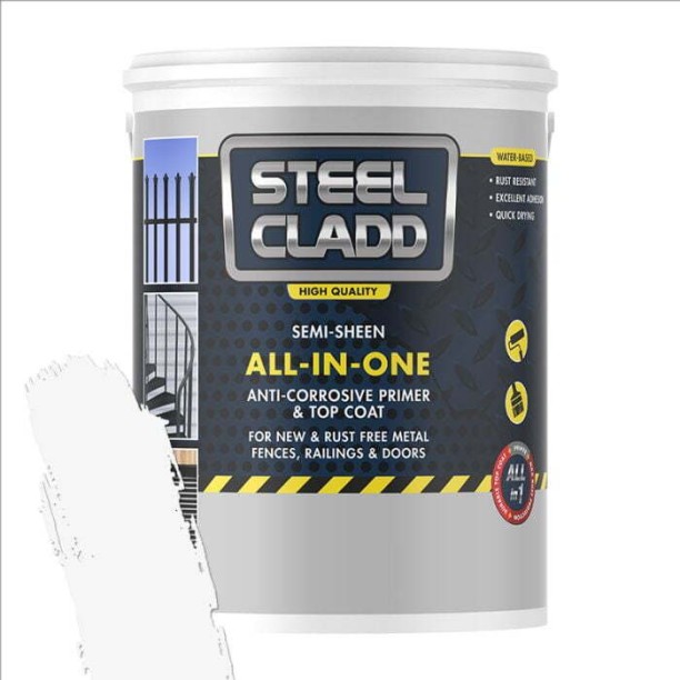 Steel Cladd All-In-One Water Based White 5L