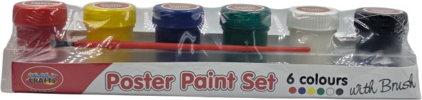 Crazy Crafts Poster Paint 6 Pack × 25ml