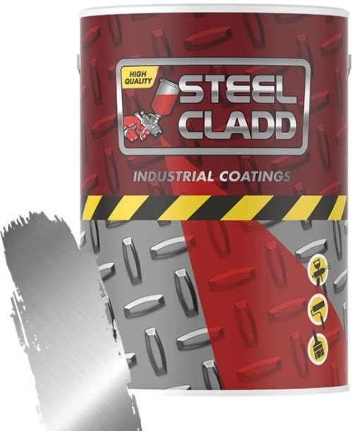 Steel Cladd Enamel Brilliant Aluminium 5L