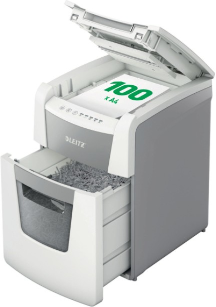 Leitz IQ Autofeed Small Office 100 Cross-Cut P4 Shredder Cross Cut Blade Paper Shredder