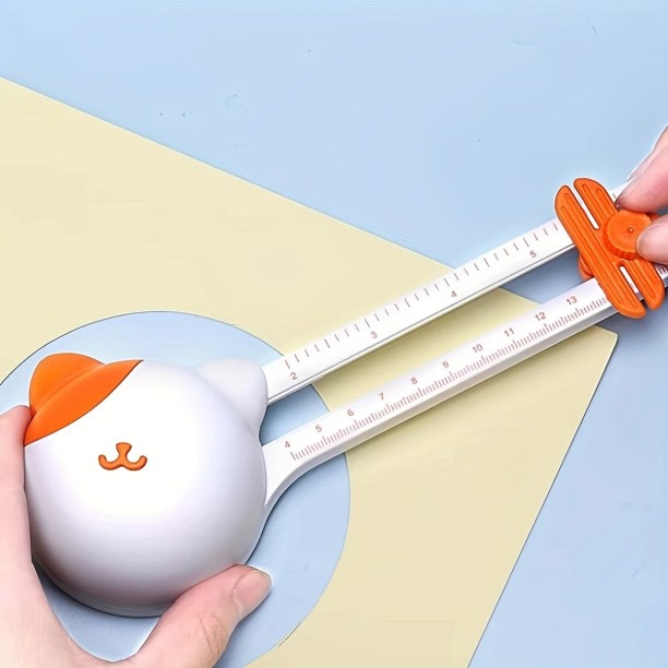 1pc Adjustable Circular Paper Cutter 1 Hand-held Paper Cutter