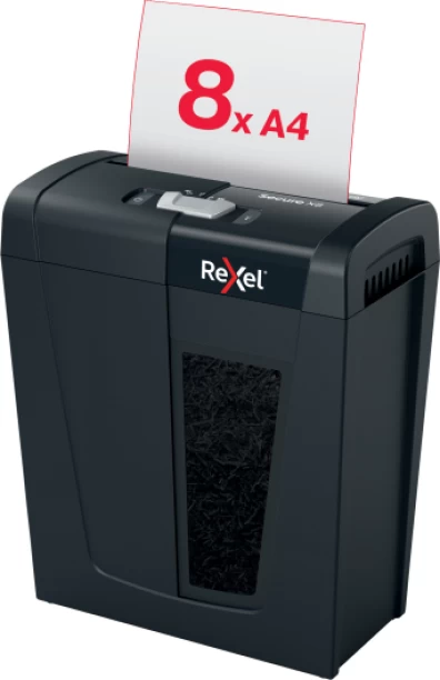 Rexel Secure X8 Cross Cut P4 Paper Shredder Cross Cut Blade Paper Shredder