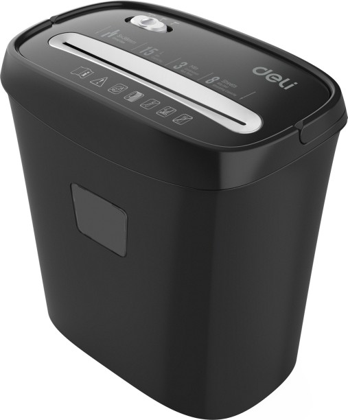 Deli Premium 8 Sheet Straight Blade Paper Shredder