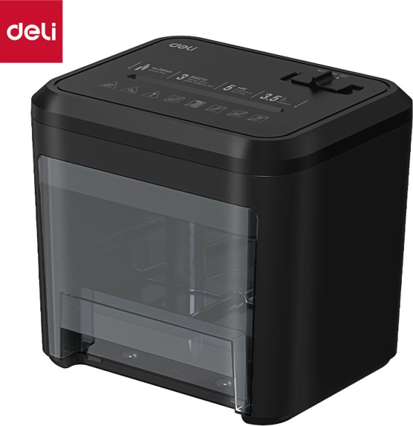 Deli Stationery Paper shredder ET002 Cross Cut Blade Paper Shredder