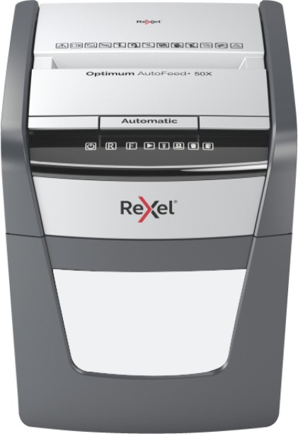 Rexel Optimum AutoFeed+ 50X Automatic Cross Cut P4 Paper Shredder Cross Cut Blade Paper Shredder