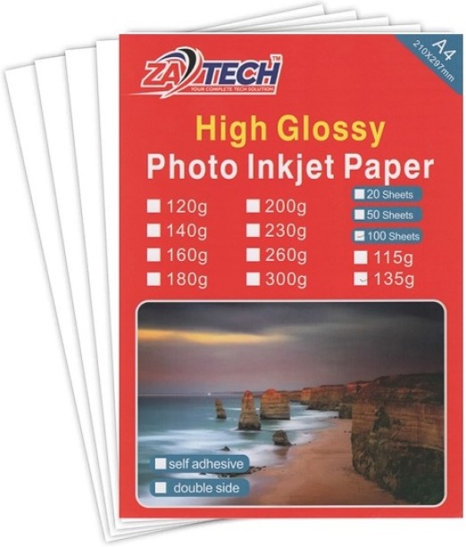 ZATECH A4 135 gsm Photo Paper