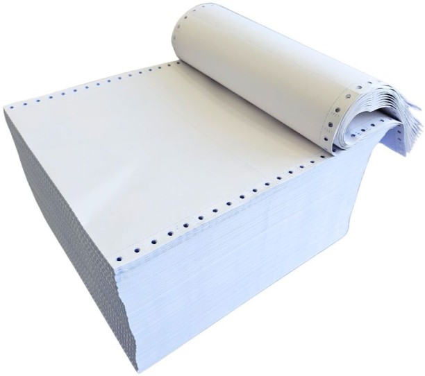 innolife 1DP Continuous Paper 3 Part - NCR Continuous Computer Paper - Printer Paper Carbonless Cash Register Paper