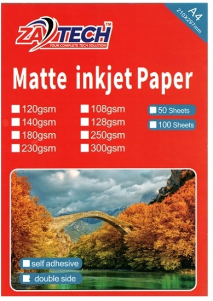 ZATECH A4 300 gsm Inkjet Paper