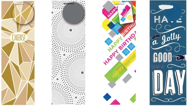 Creative Stationery Bottle Gift Bag Assorted Each Printed Paper Party Bag