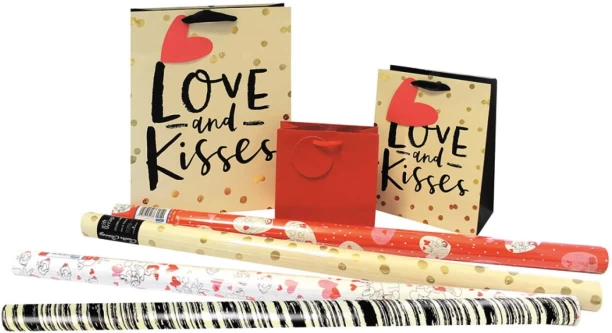 Creative Stationery Gift Wrap Assorted Printed Paper Party Bag