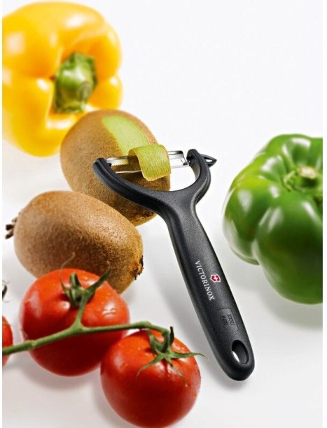 Victorinox Vegetable and Fruit Peeler - Black Straight Peeler