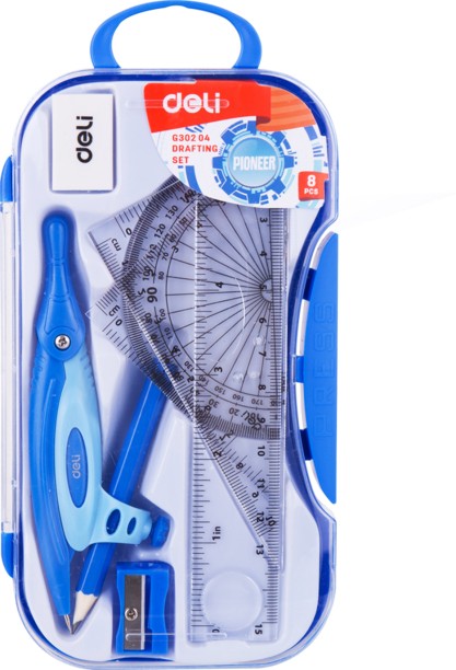 Deli Stationery Drafting Set for maths and EGD School Set