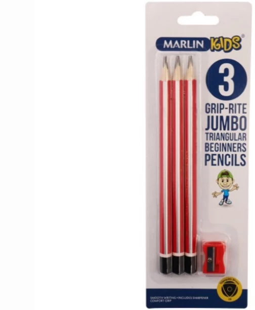 Marlin Kids Jumbo Triangular With Sharpener Triangular