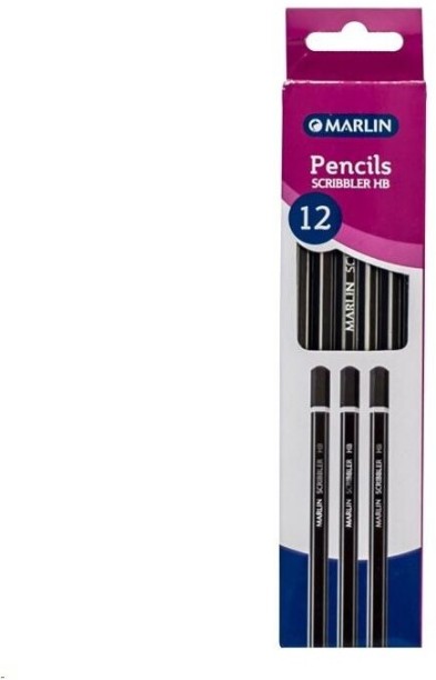 Marlin Scribblers HB end dipped pencil Hexagonal
