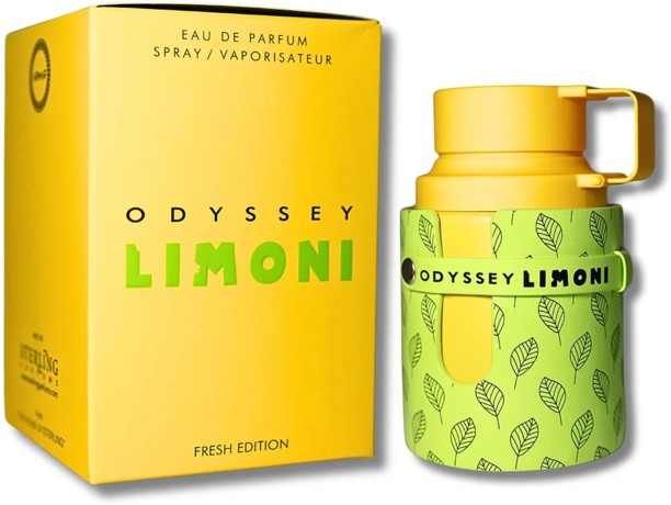 Odyssey Limoni Eau De Parfum Fresh scent- 100ml Eau de Parfum  -  Fruity for Men & Women