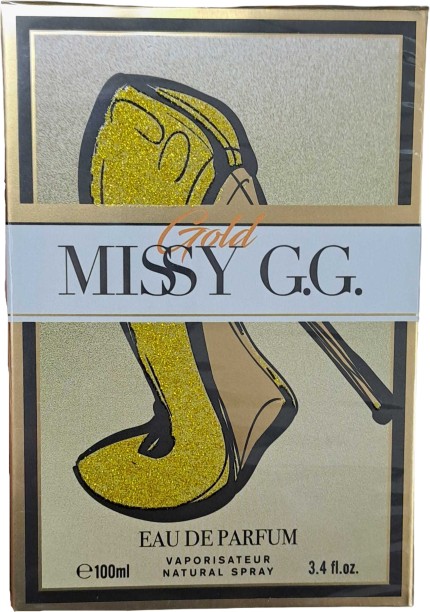 V.V.LOVE Missy G.G. Gold - Natural Vaporisateur Spray - Perfume - 100ml Eau de Parfum  -  Fresh for Women