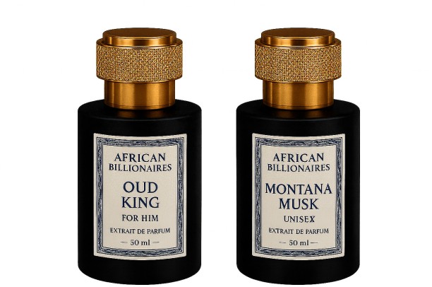 African Billionaires Oud King and Montana Musk Extrait De Parfum  -  Woody for Men