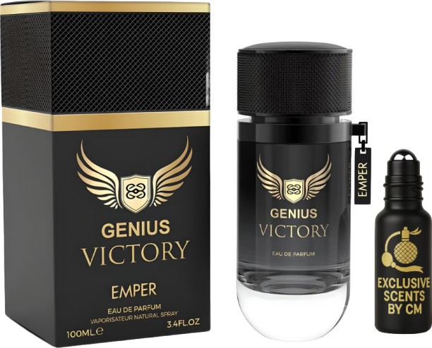 Excusive Scents by CM Genius Victory 100ml with perfume oil by Exclusive Scents Eau de Parfum  -  Fresh for Men