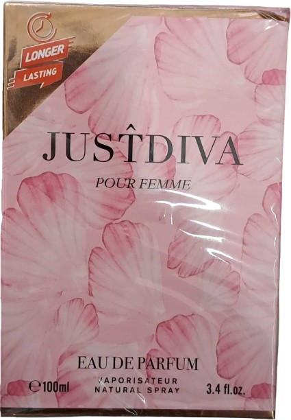 V.V.LOVE Just Diva - Natural Vaporisateur Spray - Perfume - 100ml Eau de Parfum  -  Fresh for Women