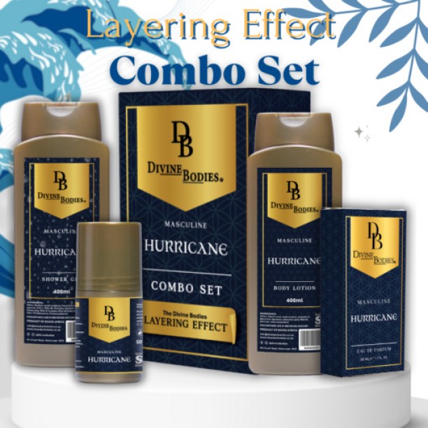 Divine Bodies Layering Effect – Combo Set HURRICANE Eau de Toilette  -  Oriental for Men