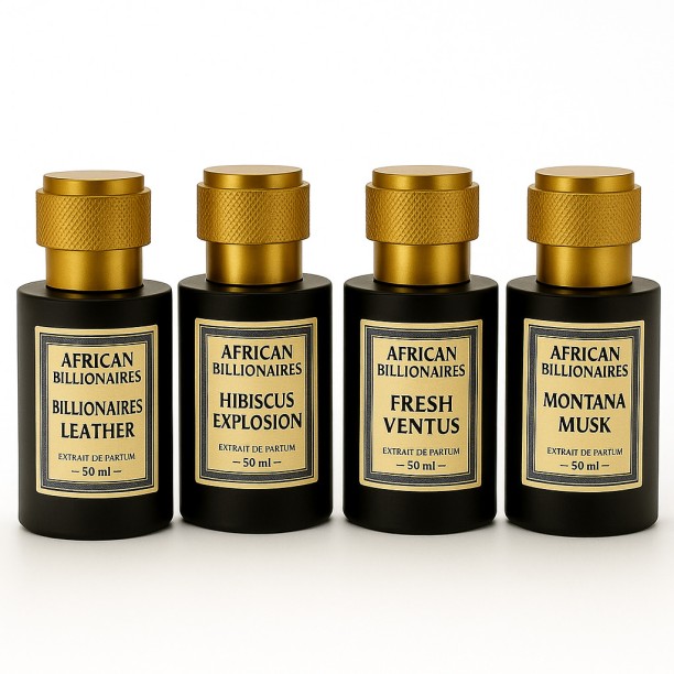 African Billionaires Billionaires Luxury Set Extrait De Parfum  -  Woody, Fresh, Oriental for Men